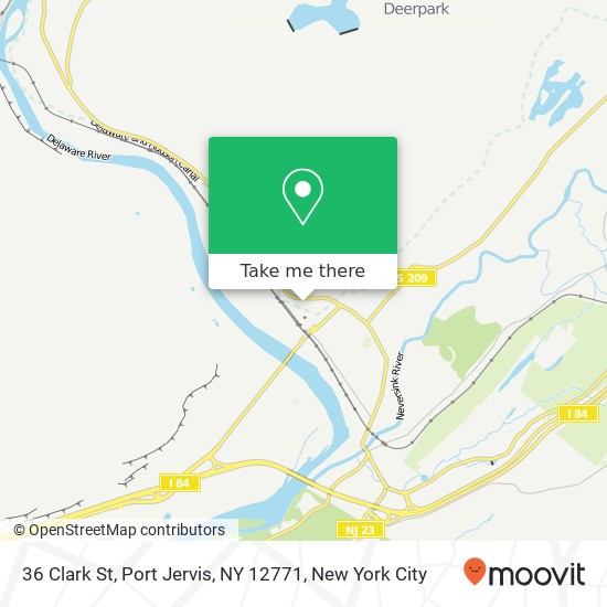 36 Clark St, Port Jervis, NY 12771 map