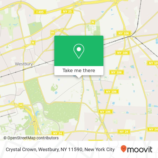 Crystal Crown, Westbury, NY 11590 map