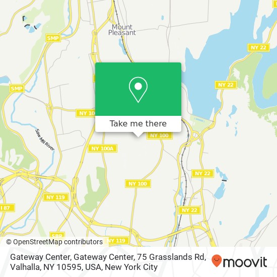 Gateway Center, Gateway Center, 75 Grasslands Rd, Valhalla, NY 10595, USA map