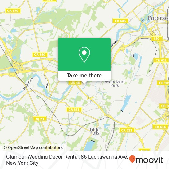Glamour Wedding Decor Rental, 86 Lackawanna Ave map