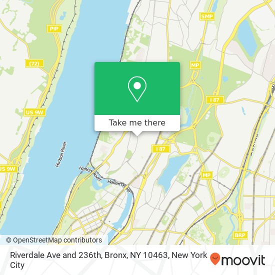 Riverdale Ave and 236th, Bronx, NY 10463 map