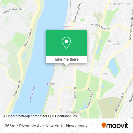 263rd / Riverdale Ave map