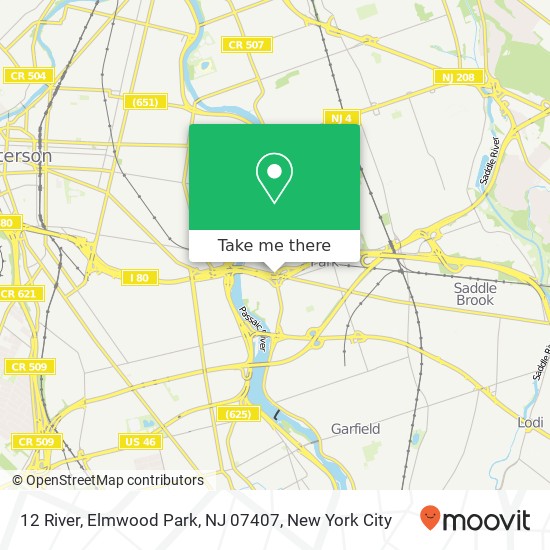 12 River, Elmwood Park, NJ 07407 map