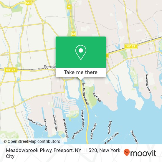 Mapa de Meadowbrook Pkwy, Freeport, NY 11520