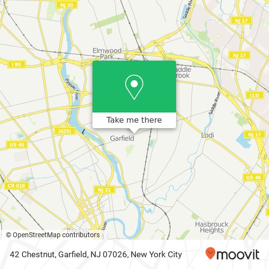 42 Chestnut, Garfield, NJ 07026 map
