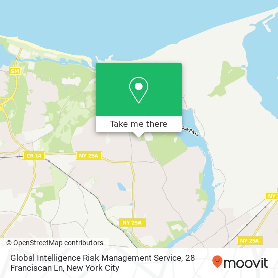 Global Intelligence Risk Management Service, 28 Franciscan Ln map