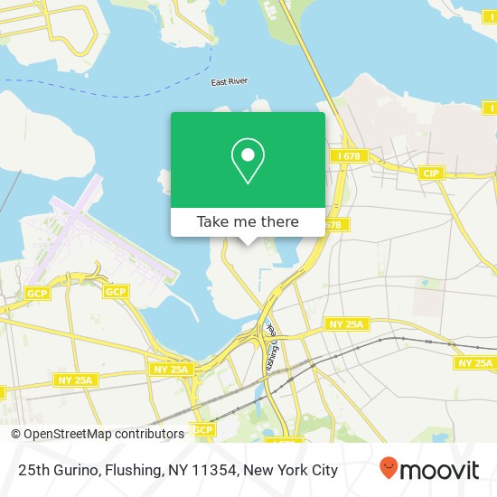 25th Gurino, Flushing, NY 11354 map