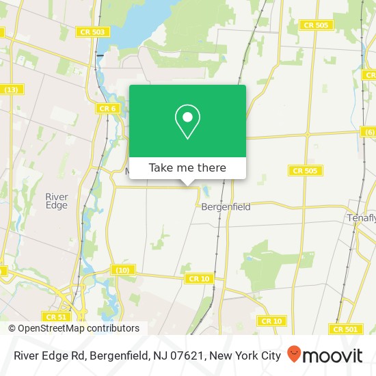 River Edge Rd, Bergenfield, NJ 07621 map