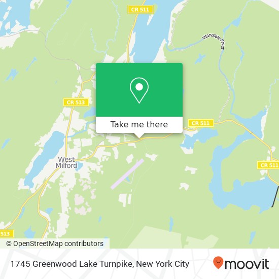 1745 Greenwood Lake Turnpike, 1745 Greenwood Lake Turnpike, Hewitt, NJ 07421, USA map