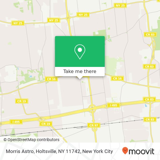 Morris Astro, Holtsville, NY 11742 map