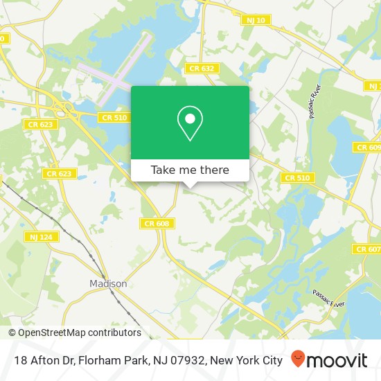 18 Afton Dr, Florham Park, NJ 07932 map