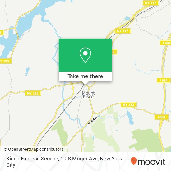 Kisco Express Service, 10 S Moger Ave map