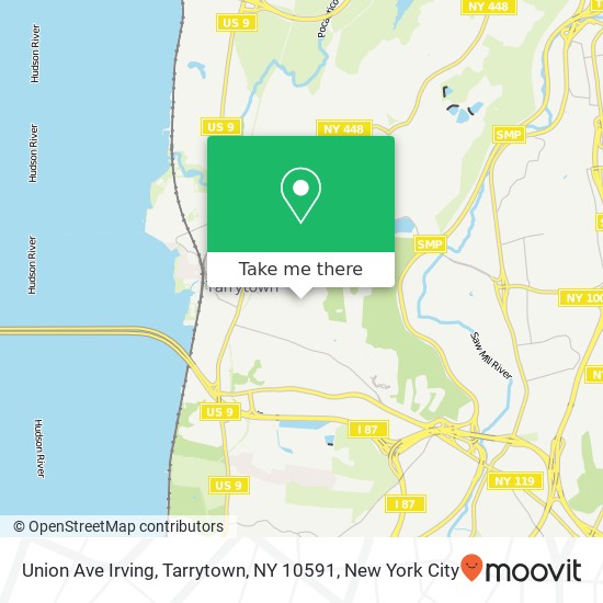 Mapa de Union Ave Irving, Tarrytown, NY 10591