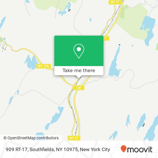 Mapa de 909 RT-17, Southfields, NY 10975