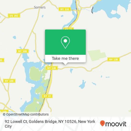 92 Lowell Ct, Goldens Bridge, NY 10526 map