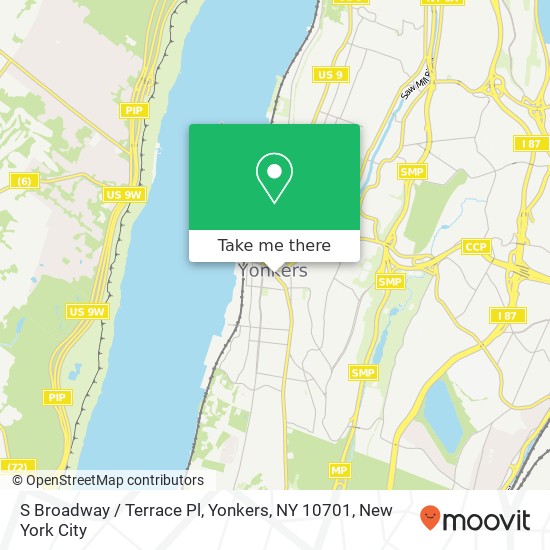 S Broadway / Terrace Pl, Yonkers, NY 10701 map