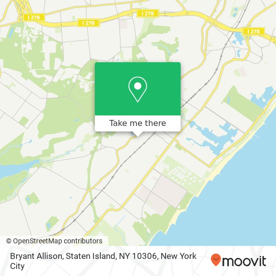 Bryant Allison, Staten Island, NY 10306 map