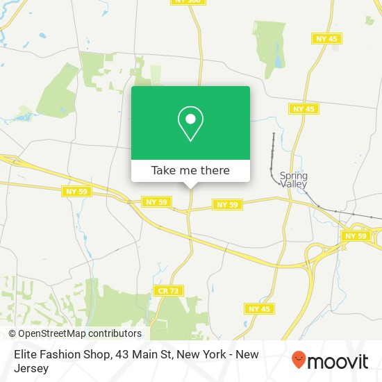 Elite Fashion Shop, 43 Main St map