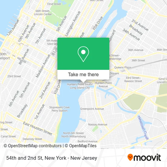 Mapa de 54th and 2nd St