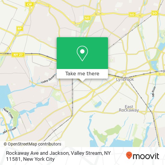 Mapa de Rockaway Ave and Jackson, Valley Stream, NY 11581