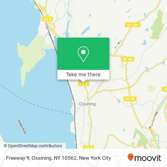 Mapa de Freeway 9, Ossining, NY 10562