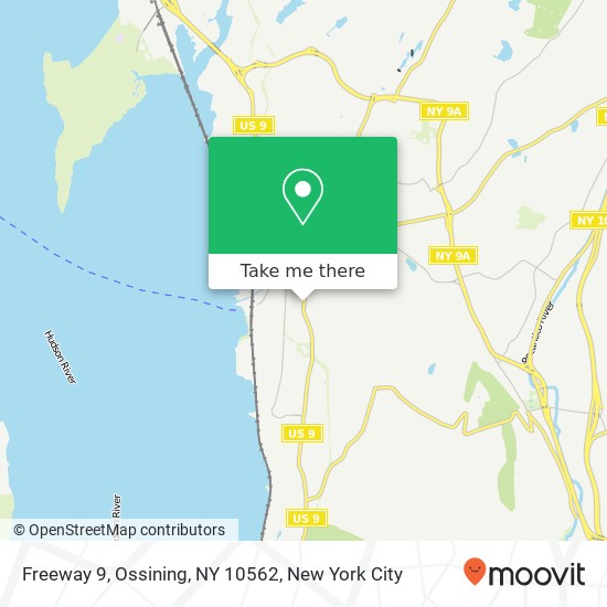 Freeway 9, Ossining, NY 10562 map