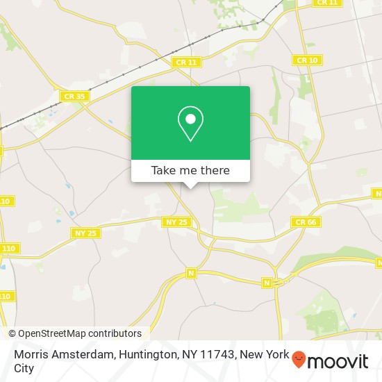 Morris Amsterdam, Huntington, NY 11743 map