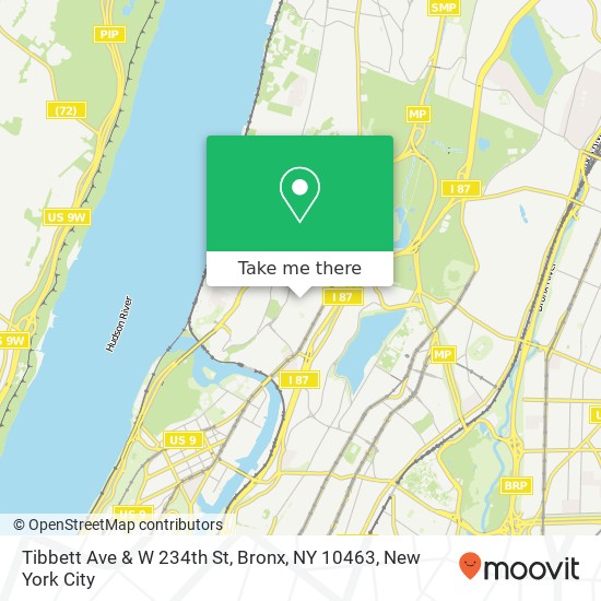 Tibbett Ave & W 234th St, Bronx, NY 10463 map