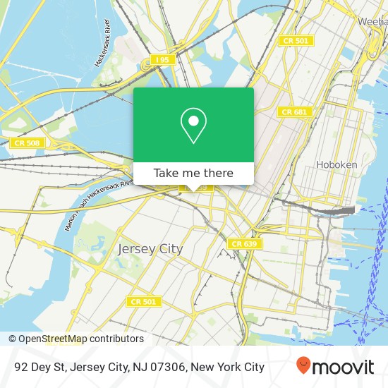 92 Dey St, Jersey City, NJ 07306 map