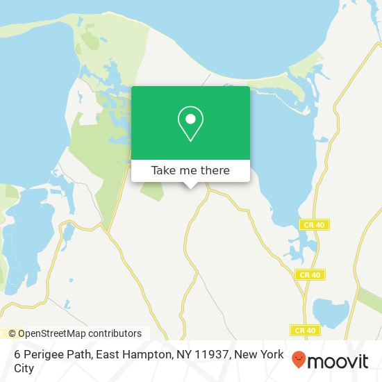 6 Perigee Path, East Hampton, NY 11937 map