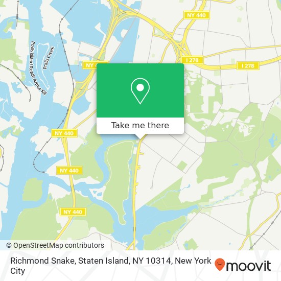 Richmond Snake, Staten Island, NY 10314 map
