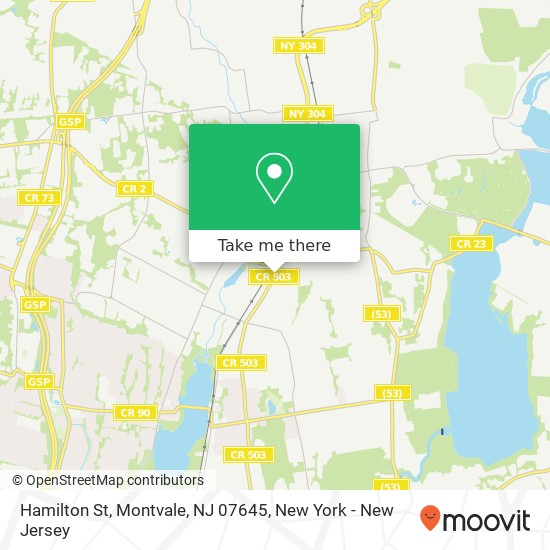 Hamilton St, Montvale, NJ 07645 map