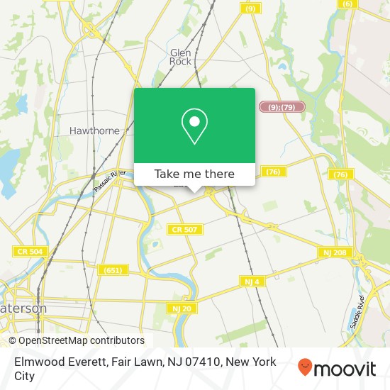 Elmwood Everett, Fair Lawn, NJ 07410 map
