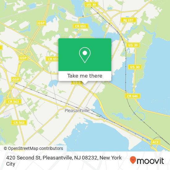 420 Second St, Pleasantville, NJ 08232 map