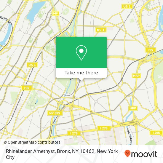 Rhinelander Amethyst, Bronx, NY 10462 map