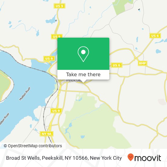 Mapa de Broad St Wells, Peekskill, NY 10566