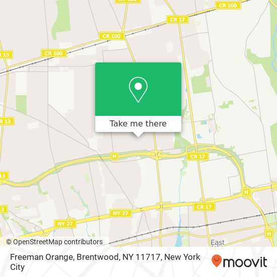 Freeman Orange, Brentwood, NY 11717 map