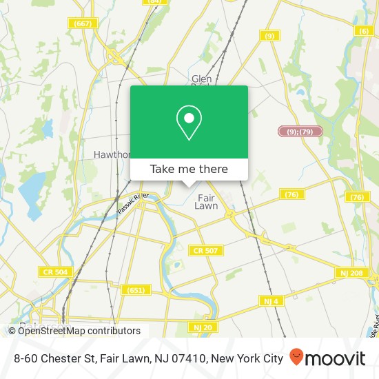 8-60 Chester St, Fair Lawn, NJ 07410 map