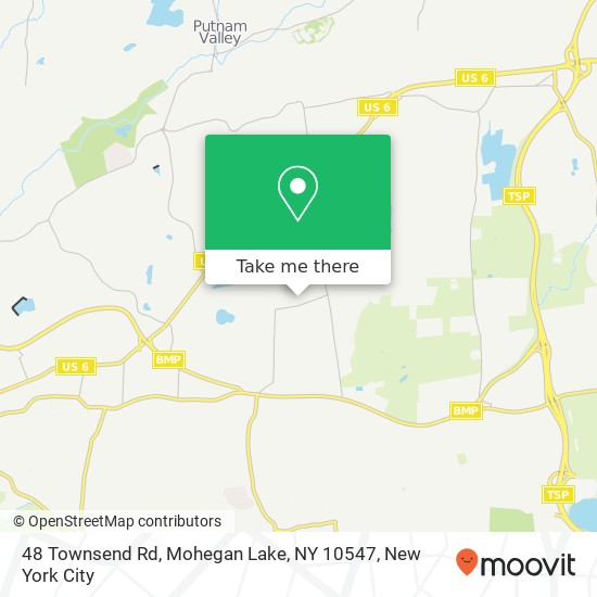 Mapa de 48 Townsend Rd, Mohegan Lake, NY 10547