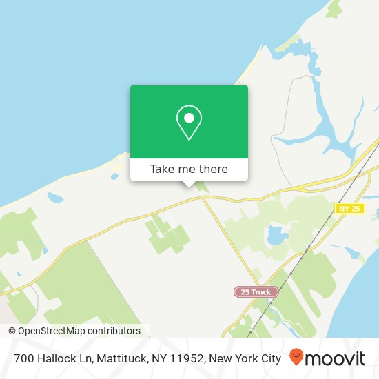 Mapa de 700 Hallock Ln, Mattituck, NY 11952