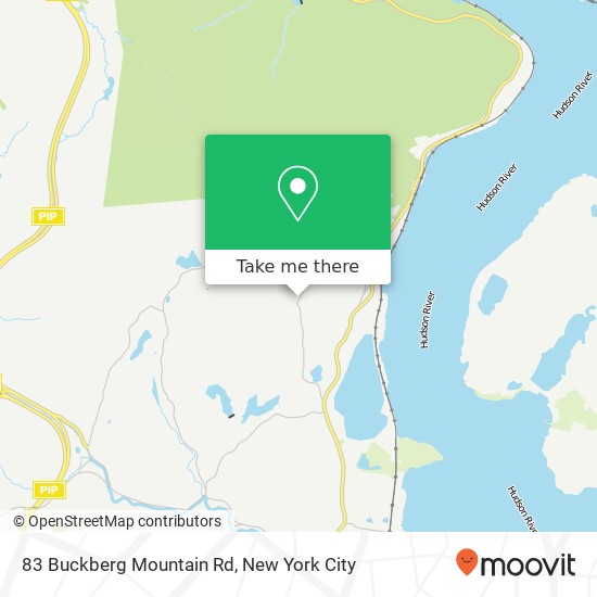 Mapa de 83 Buckberg Mountain Rd, Tomkins Cove, NY 10986