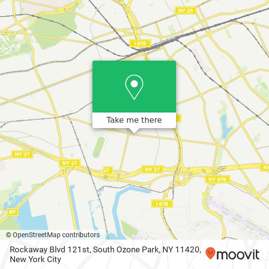 Rockaway Blvd 121st, South Ozone Park, NY 11420 map