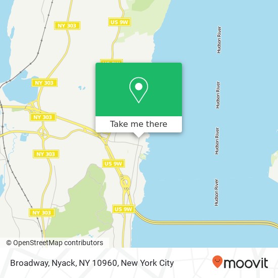 Broadway, Nyack, NY 10960 map