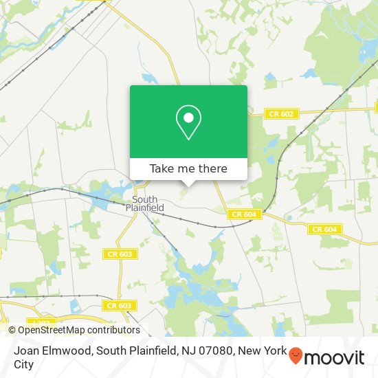 Joan Elmwood, South Plainfield, NJ 07080 map