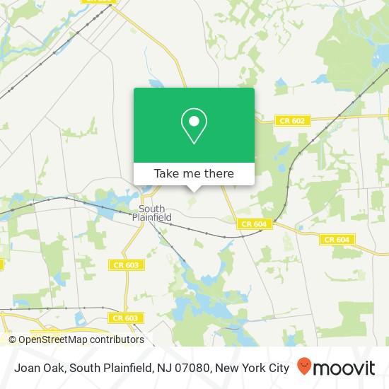 Joan Oak, South Plainfield, NJ 07080 map