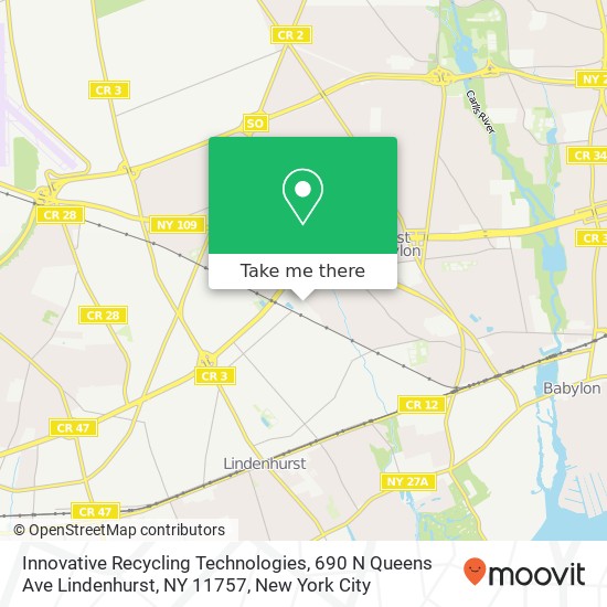 Innovative Recycling Technologies, 690 N Queens Ave Lindenhurst, NY 11757 map