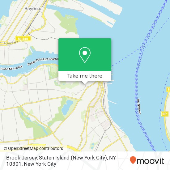 Brook Jersey, Staten Island (New York City), NY 10301 map