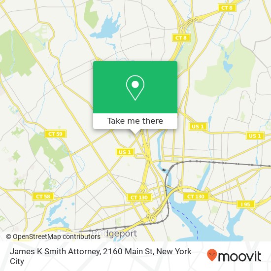 Mapa de James K Smith Attorney, 2160 Main St