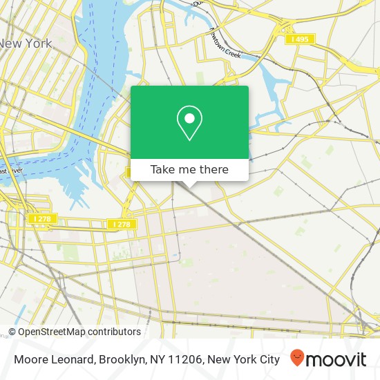 Moore Leonard, Brooklyn, NY 11206 map