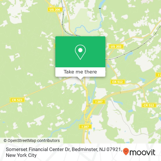 Somerset Financial Center Dr, Bedminster, NJ 07921 map